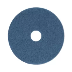 Boardwalk Standard Scrubbing Floor Pads, 20" Diameter, Blue, 5/Carton