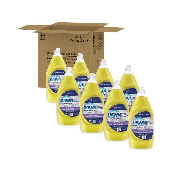 Dawn Professional Manual Pot/Pan Dish Detergent, Lemon, 38 Oz Bottle, 8/Carton 1 Dawn Professional Manual Pot/Pan Dish Detergent, Lemon, 38 Oz Bottle, 8/Carton