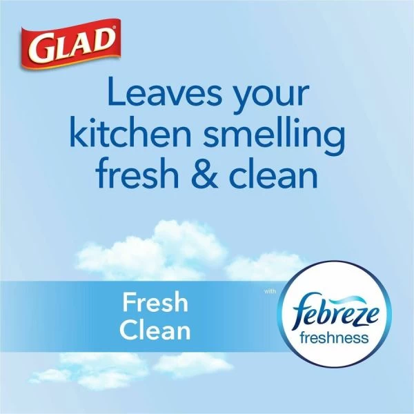 Glad ForceFlexPlus Tall Kitchen Drawstring Trash Bags 3 Glad ForceFlexPlus Tall Kitchen Drawstring Trash Bags - Image 3