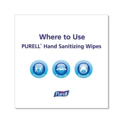 PURELL Hand Sanitizing Wipes Alcohol Formula, 6 X 7, Unscented, White, 175/Canister, 6 Canisters/Carton 17 PURELL Hand Sanitizing Wipes Alcohol Formula, 6 X 7, Unscented, White, 175/Canister, 6 Canisters/Carton -Professional cleaning tool store 962dcd64a32612f81b05849bc31f3eccb7