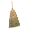 Coastwide Professional Corn Broom, Corn Fiber Bristles, 56" Overall Length, Natural