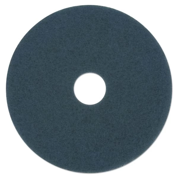 Boardwalk Standard Scrubbing Floor Pads, 14" Diameter, Blue, 5/Carton 1 Boardwalk Standard Scrubbing Floor Pads, 14" Diameter, Blue, 5/Carton