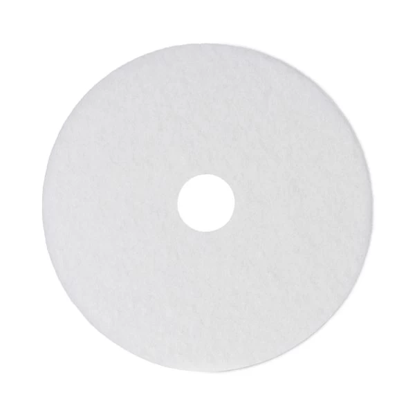 Boardwalk Standard Polishing Floor Pads, 14" Diameter, White, 5/Carton 1 Boardwalk Standard Polishing Floor Pads, 14" Diameter, White, 5/Carton