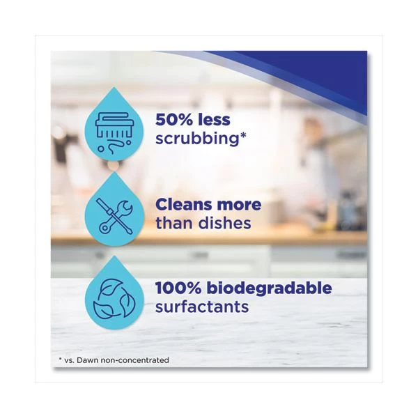 Dawn Ultra Liquid Dish Detergent, Original Scent, 70 Oz, 6/Carton 3 Dawn Ultra Liquid Dish Detergent, Original Scent, 70 Oz, 6/Carton - Image 3