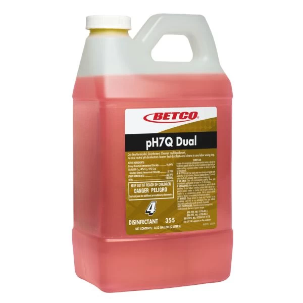 Betco PH7Q Dual Disinfectant, Citrus Scent, 67.63 Oz Bottle 1 Betco PH7Q Dual Disinfectant, Citrus Scent, 67.63 Oz Bottle