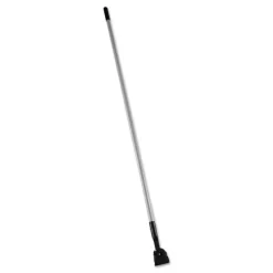 Rubbermaid Commercial Snap-On Fiberglass Dust Mop Handle, 1" Dia X 60", Gray/Black