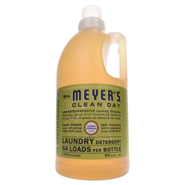 Mrs. Meyer's Liquid Laundry Detergent, Lemon Verbena Scent, 64 Oz Bottle, 6/Carton 1 Mrs. Meyer's Liquid Laundry Detergent, Lemon Verbena Scent, 64 Oz Bottle, 6/Carton