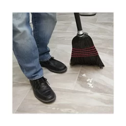 Boardwalk Flagged Tip Poly Bristle Janitor Brooms, 10 X 58.5, Wood Handle, Natural/Black, 12/Carton 9 Boardwalk Flagged Tip Poly Bristle Janitor Brooms, 10 X 58.5, Wood Handle, Natural/Black, 12/Carton -Professional cleaning tool store 9e0bdc7137ced292580f1cc888145ae729