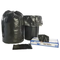 Stout By Envision Total Recycled Content Plastic Trash Bags, 60 Gal, 1.5 Mil, 38" X 60", Brown/Black, 100/Carton -Professional cleaning tool store 9ea5a5872ed6850101b81e18da6da3828b