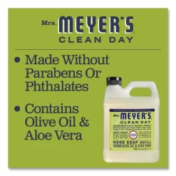 Mrs. Meyer's Clean Day Liquid Hand Soap, Lemon, 33 Oz, 6/Carton -Professional cleaning tool store a1801277731490bc01eee315bfec53e555