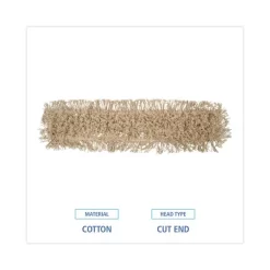 Boardwalk Industrial Dust Mop Head, Washable, Hygrade Cotton, 36w X 5d, White -Professional cleaning tool store a1d178c75b2ac8ded88eec194cfcedeb94