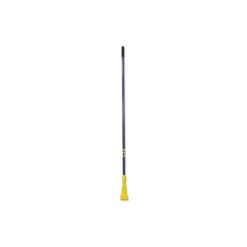 Rubbermaid Commercial Gripper Fiberglass Mop Handle, 1" Dia X 60", Blue/Yellow