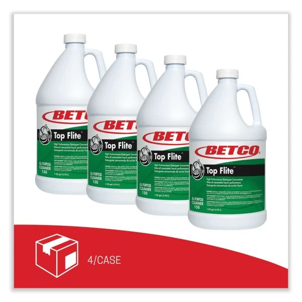 Betco Top Flite All-Purpose Cleaner, Mint Scent, 1 Gal Bottle, 4/Carton 3 Betco Top Flite All-Purpose Cleaner, Mint Scent, 1 Gal Bottle, 4/Carton - Image 3