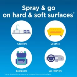 Clorox Disinfecting Mist Sanitizing And Antibacterial Disinfectant Spray, 16 Oz, Lemon And Orange Blossom -Professional cleaning tool store a4b4f279a326530bf2bd01aae9109969e3