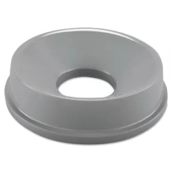 Rubbermaid Commercial Untouchable Funnel Top, Round, 16.25" Diameter, Gray