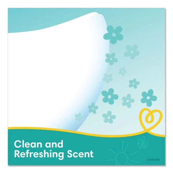Pampers® Pampers Complete Clean Baby Wipes, 1 Ply, Baby Fresh, 7 X 6.8, White, 504/Pack 4 Pampers® Pampers Complete Clean Baby Wipes, 1 Ply, Baby Fresh, 7 X 6.8, White, 504/Pack - Image 4