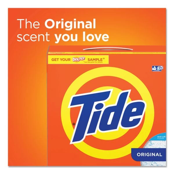 Tide Powder Laundry Detergent, Original Scent, 143 Oz Box, 2/Carton 5 Tide Powder Laundry Detergent, Original Scent, 143 Oz Box, 2/Carton - Image 5