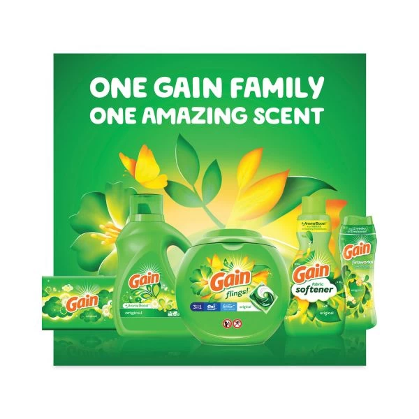 Gain Flings Detergent Pods, Orginal, 81 Pods/Tub 2 Gain Flings Detergent Pods, Orginal, 81 Pods/Tub - Image 2
