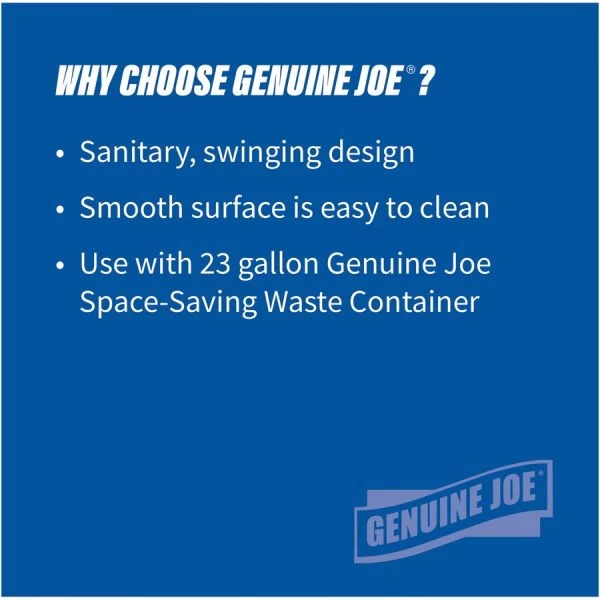 Genuine Joe Space-saving Container Swing Lid 5 Genuine Joe Space-saving Container Swing Lid - Image 5