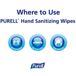 PURELL Hand Sanitizing Wipes Alcohol Formula, 6 X 7, Unscented, White, 175/Canister, 6 Canisters/Carton 12 PURELL Hand Sanitizing Wipes Alcohol Formula, 6 X 7, Unscented, White, 175/Canister, 6 Canisters/Carton -Professional cleaning tool store ad039e17a2da4553475465a32bc49f1793