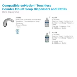 EnMotion By GP PRO Automated Touchless Counter Mount Dispenser, Chrome -Professional cleaning tool store ad3f5e0f1af014fa5bf4c3f636a1d1e7c9