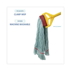 Boardwalk EchoMop With Looped-End Wet Head, Synthetic/Cotton, Large, Blue -Professional cleaning tool store ae57c35bd841c9ea515db22278a2f8f6f9