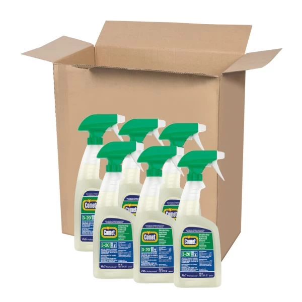 Comet Professional Disinfecting-Sanitizing Bathroom Cleaner, 32 Oz Per Bottle, Case Of 6 Bottles 1 Comet Professional Disinfecting-Sanitizing Bathroom Cleaner, 32 Oz Per Bottle, Case Of 6 Bottles
