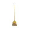 Boardwalk Poly Bristle Angler Broom, 53" Handle, Yellow, 12/Carton