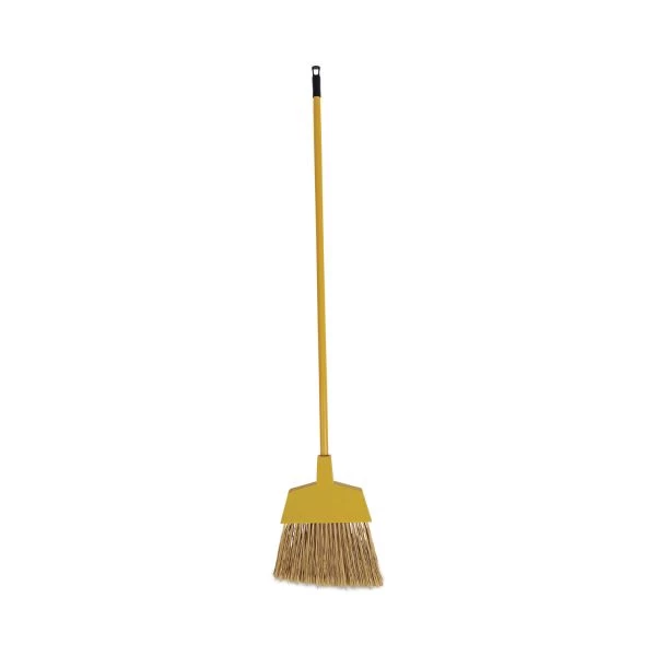 Boardwalk Poly Bristle Angler Broom, 53" Handle, Yellow, 12/Carton 1 Boardwalk Poly Bristle Angler Broom, 53" Handle, Yellow, 12/Carton