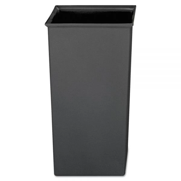 Rubbermaid Commercial Rigid Liner, Square, Plastic, 24.67 Gal, Gray 1 Rubbermaid Commercial Rigid Liner, Square, Plastic, 24.67 Gal, Gray