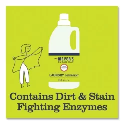 Mrs. Meyer's Liquid Laundry Detergent, Lemon Verbena Scent, 64 Oz Bottle -Professional cleaning tool store b09ed16c53154603756f6dfb05cec7e577