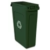 Rubbermaid Commercial Slim Jim 23-Gallon Vented Recycling Containers