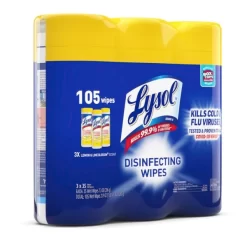 LYSOL Brand Disinfecting Wipes, 1-Ply, 7 X 7.25, Lemon And Lime Blossom, White, 35 Wipes/Canister, 3 Canisters/Pack, 4 Packs/Carton -Professional cleaning tool store b1712e355d457ffe3ac82fd8d8a81f36f0