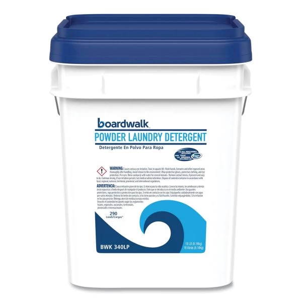 Boardwalk Laundry Detergent Powder, Low Foam, Crisp Clean Scent, 18 Lb Pail 1 Boardwalk Laundry Detergent Powder, Low Foam, Crisp Clean Scent, 18 Lb Pail