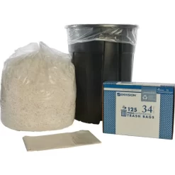 Skilcraft Heavy Duty 34 Gallon Trash Bags, Clear, Low-Density, 1.25 Mil, 32" X 44", 125/Box -Professional cleaning tool store b1fb102c103294c19d2765333a46b8694f