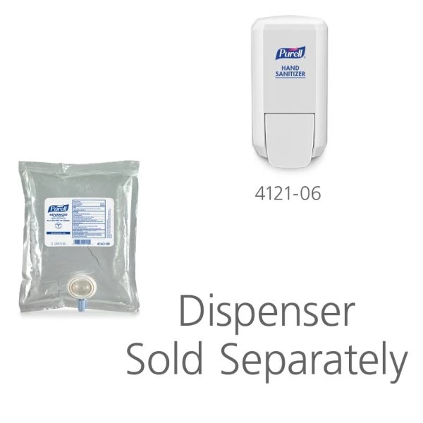 Purell CS2 Push-Style Hand Sanitizer Dispensers, White, Case Of 6 Dispensers 3 Purell CS2 Push-Style Hand Sanitizer Dispensers, White, Case Of 6 Dispensers - Image 3