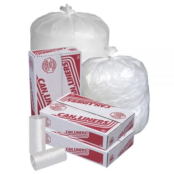 Pitt Plastics HD 14-micron Can Liners, 40 - 45 Gallons, 48" X 40", Natural, Pack Of 250 Liners 1 Pitt Plastics HD 14-micron Can Liners, 40 - 45 Gallons, 48" X 40", Natural, Pack Of 250 Liners