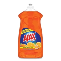 Ajax® Ajax Dish Detergent, Liquid, Orange, 52 Oz, Bottle, 6/Carton