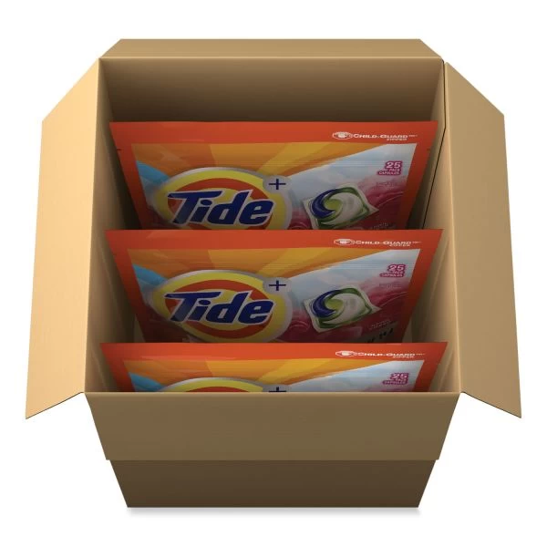 Tide PODS, With Downy, April Fresh Scent, 25 Pods/Pack, 3 Packs/Carton 3 Tide PODS, With Downy, April Fresh Scent, 25 Pods/Pack, 3 Packs/Carton - Image 3