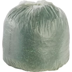 Stout By Envision EcoSafe-6400 Bags, 48 Gal, 0.85 Mil, 42" X 48", Green, 40/Box -Professional cleaning tool store b672bf4e0ab6b8b3f4c2d4f13749fd7949