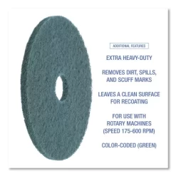 Boardwalk Standard Floor Pads, 20" Diameter, Green, 5/Carton 9 Boardwalk Standard Floor Pads, 20" Diameter, Green, 5/Carton -Professional cleaning tool store b7aa05f91943c8bd6f164e1957cbc4aa30