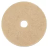 Boardwalk Ultra High-Speed Natural Hair Extra Floor Pads, 17" Diameter, Tan, 5/Carton