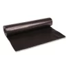 Boardwalk Recycled Low-Density Polyethylene Can Liners, 45 Gal, 1.2 Mil, 40" X 46", Black, 10 Bags/Roll, 10 Rolls/Carton