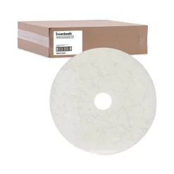 Boardwalk Ultra High-Speed Floor Pads, Natural Hair/Polyester, 20" Diameter, 5/Carton -Professional cleaning tool store bb236b7b4d2a4e39fdfa50ee9e75c5e16d