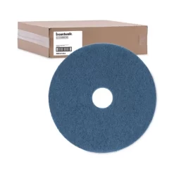 Boardwalk Standard Scrubbing Floor Pads, 17" Diameter, Blue, 5/Carton 8 Boardwalk Standard Scrubbing Floor Pads, 17" Diameter, Blue, 5/Carton -Professional cleaning tool store bd511d7bd3b7565f7775d81ad84bf42d35