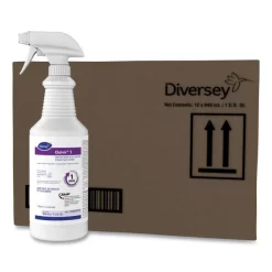 Diversey Oxivir 1 RTU Disinfectant Cleaner, 32 Oz Spray Bottle, 12/Carton
