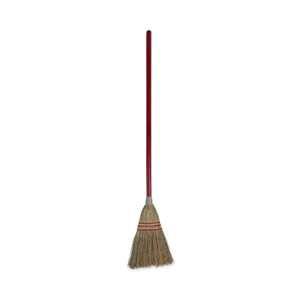 Boardwalk Corn Fiber Lobby/Toy Broom, Corn Fiber Bristles, 39" Overall Length, Red, 12/Carton 1 Boardwalk Corn Fiber Lobby/Toy Broom, Corn Fiber Bristles, 39" Overall Length, Red, 12/Carton
