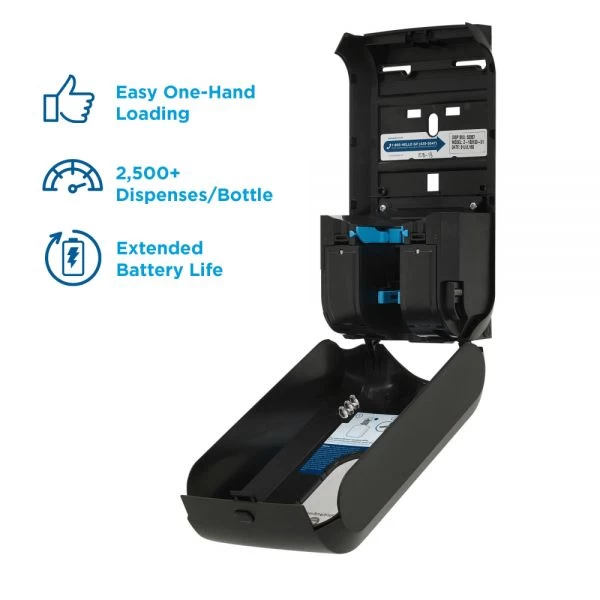 EnMotion By GP PRO Gen 2 Automated Touchless Soap & Sanitizer Dispenser, Black 7 EnMotion By GP PRO Gen 2 Automated Touchless Soap & Sanitizer Dispenser, Black - Image 7