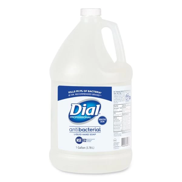Dial Professional Antibacterial Liquid Hand Soap For Sensitive Skin, Floral, 1 Gal, 4/Carton 1 Dial Professional Antibacterial Liquid Hand Soap For Sensitive Skin, Floral, 1 Gal, 4/Carton