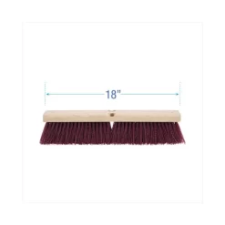 Boardwalk Floor Brush Head, 3" Maroon Heavy-Duty Polypropylene Bristles, 18" Brush -Professional cleaning tool store c5de8645765d58f2f0606a023c119f0ed7